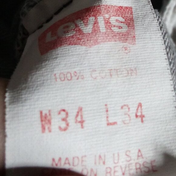 Vintage 80s Levi's 501 Red Tab Button Fly Acid Wash Jeans - Picture 6 of 8